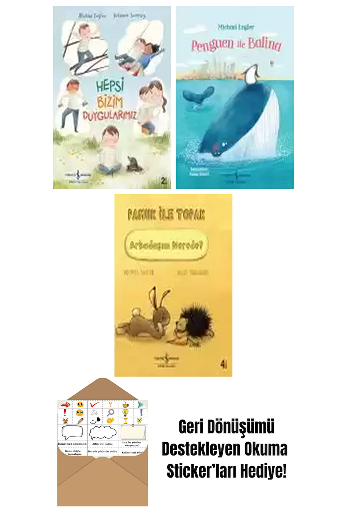 Michael Engler 3 Kitap Seti + Okuma Sticker'ları