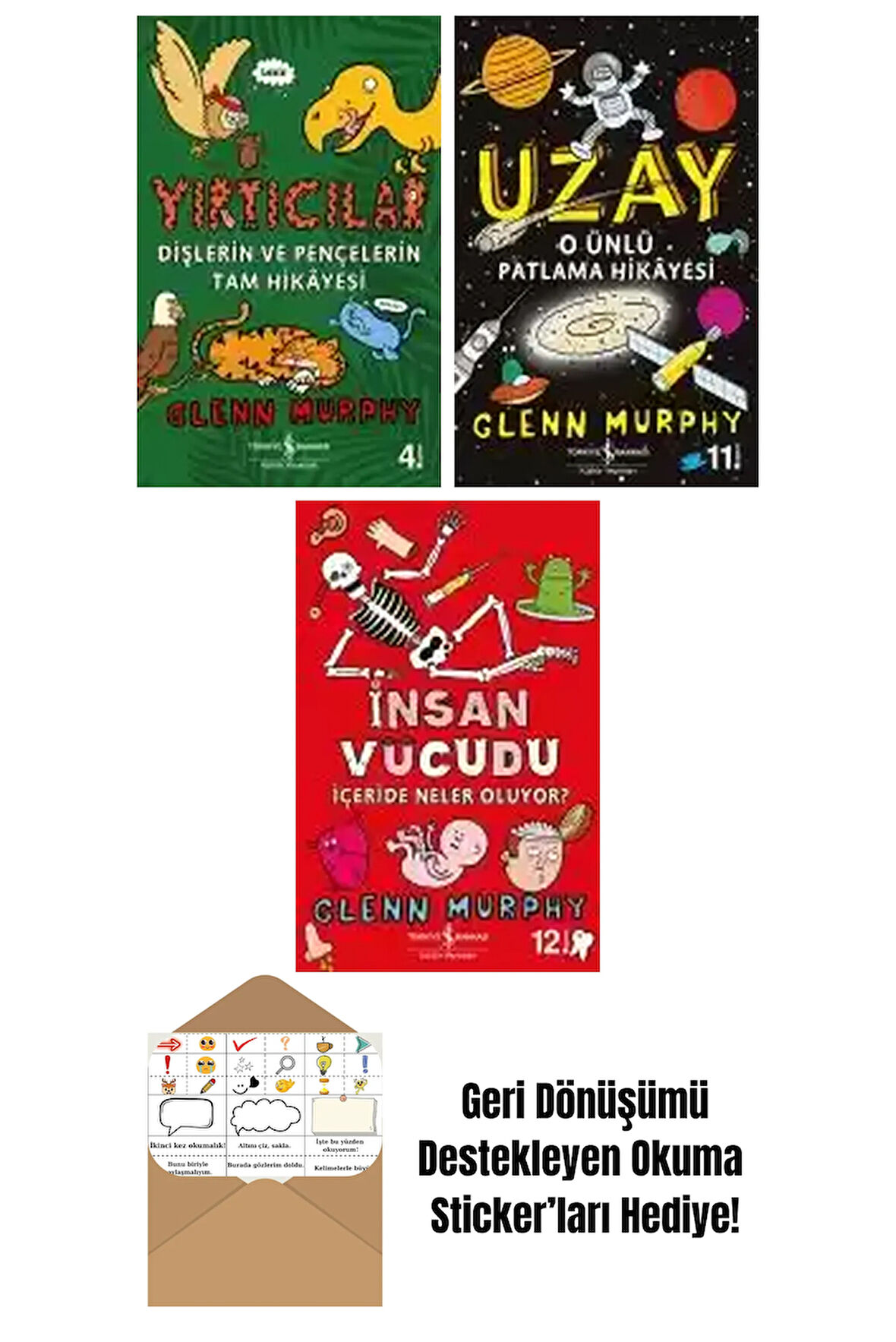 Mike Philips 3 Kitap Seti + Okuma Sticker'ları