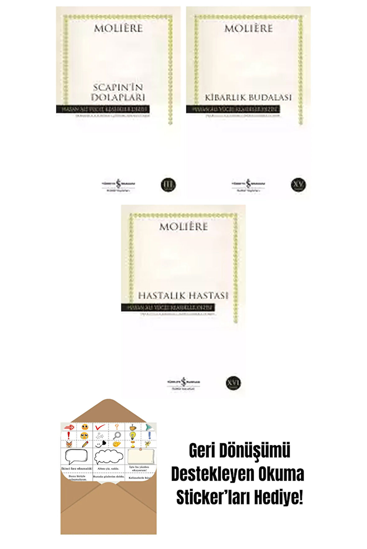 Molière 3 Kitap Seti + Okuma Sticker'ları