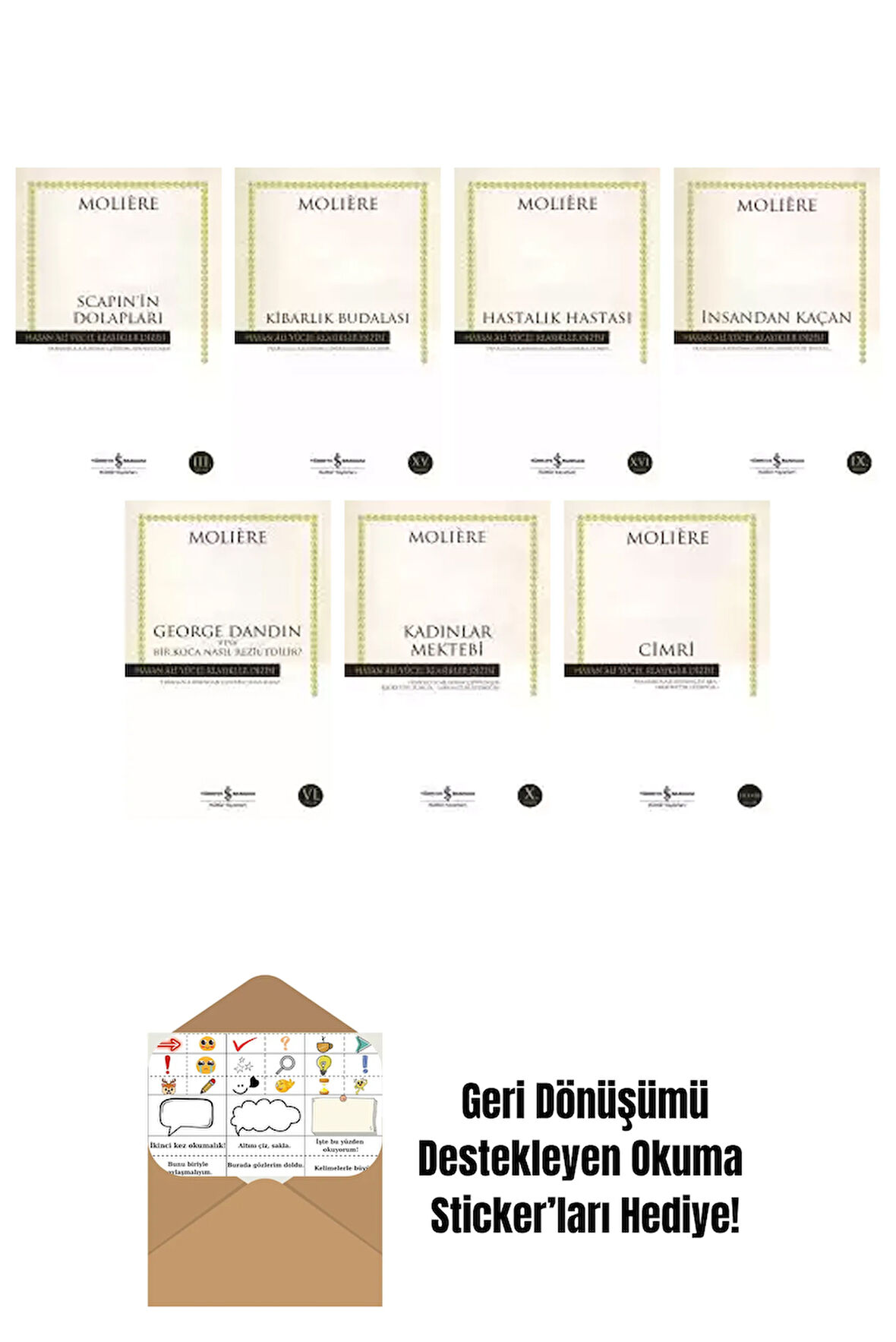 Molière 7 Kitap Seti + Okuma Sticker'ları