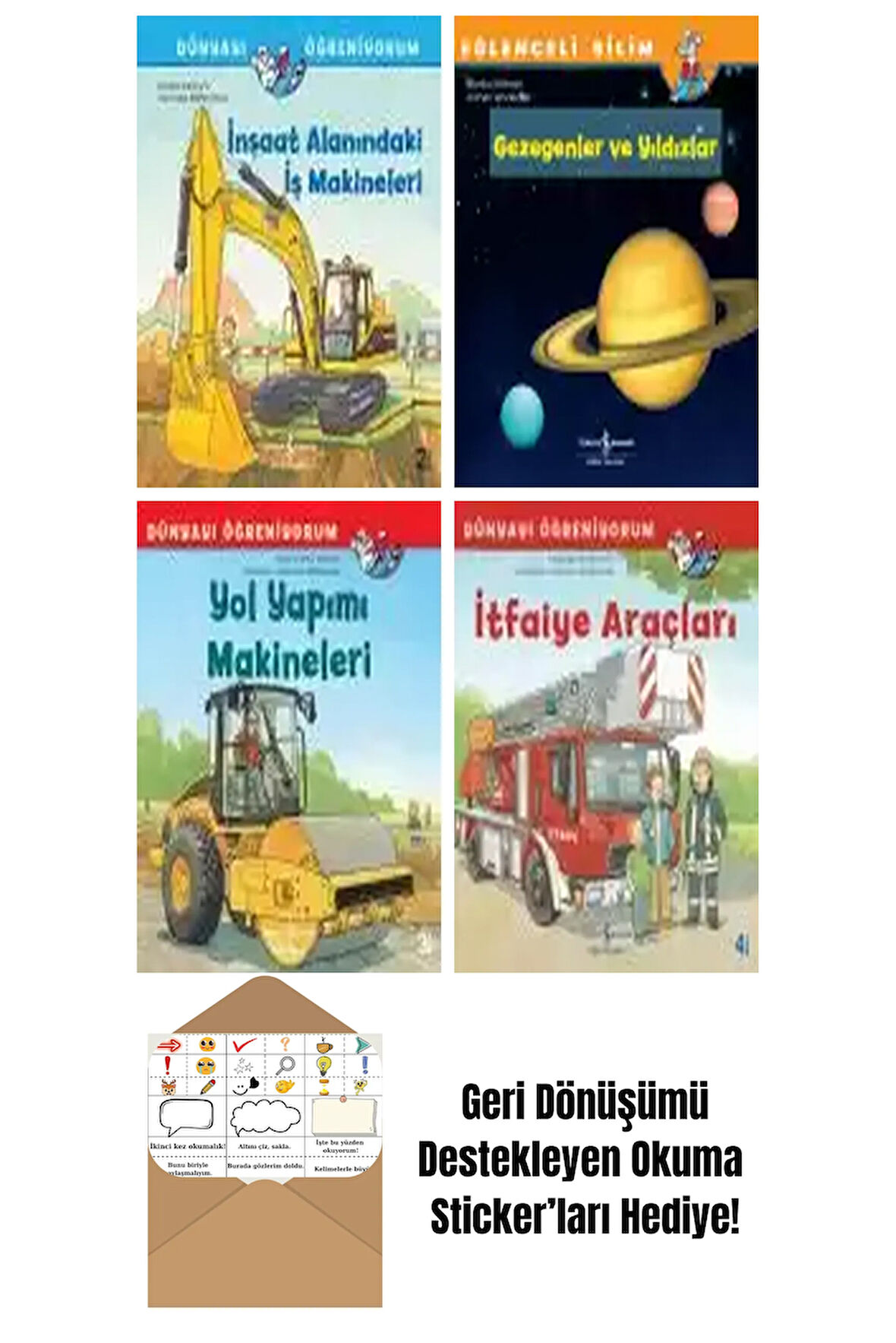 Monika Wittmann 4 Kitap Seti + Okuma Sticker'ları