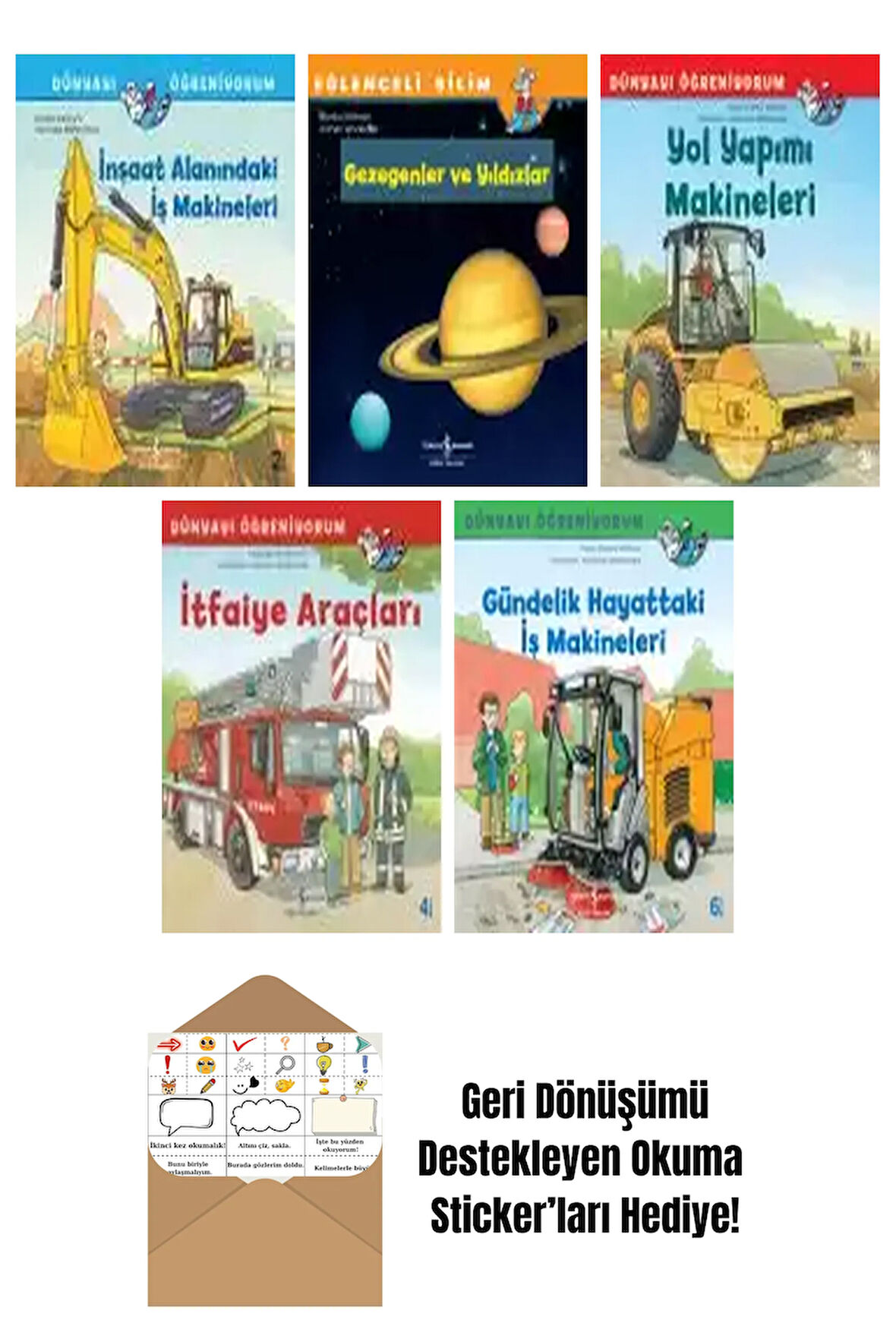 Monika Wittmann 5 Kitap Seti + Okuma Sticker'ları