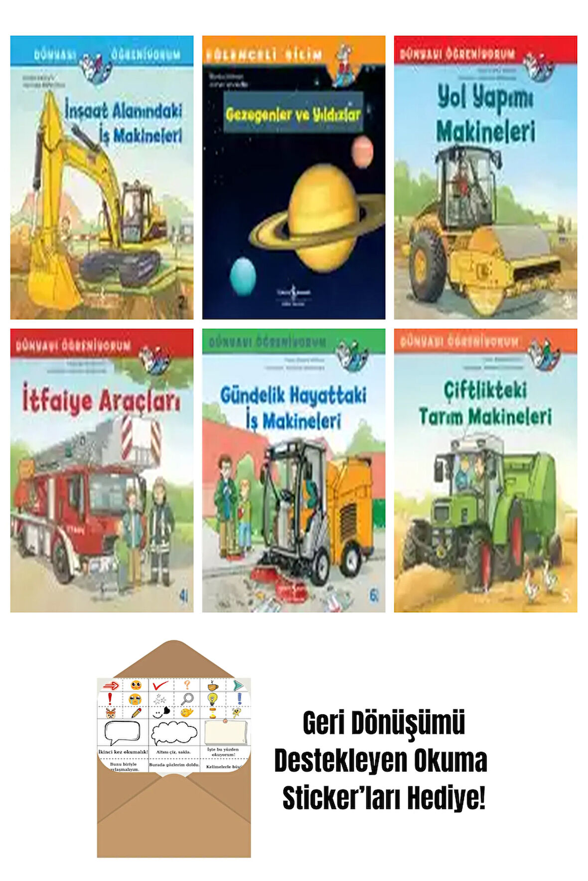 Monika Wittmann 6 Kitap Seti + Okuma Sticker'ları