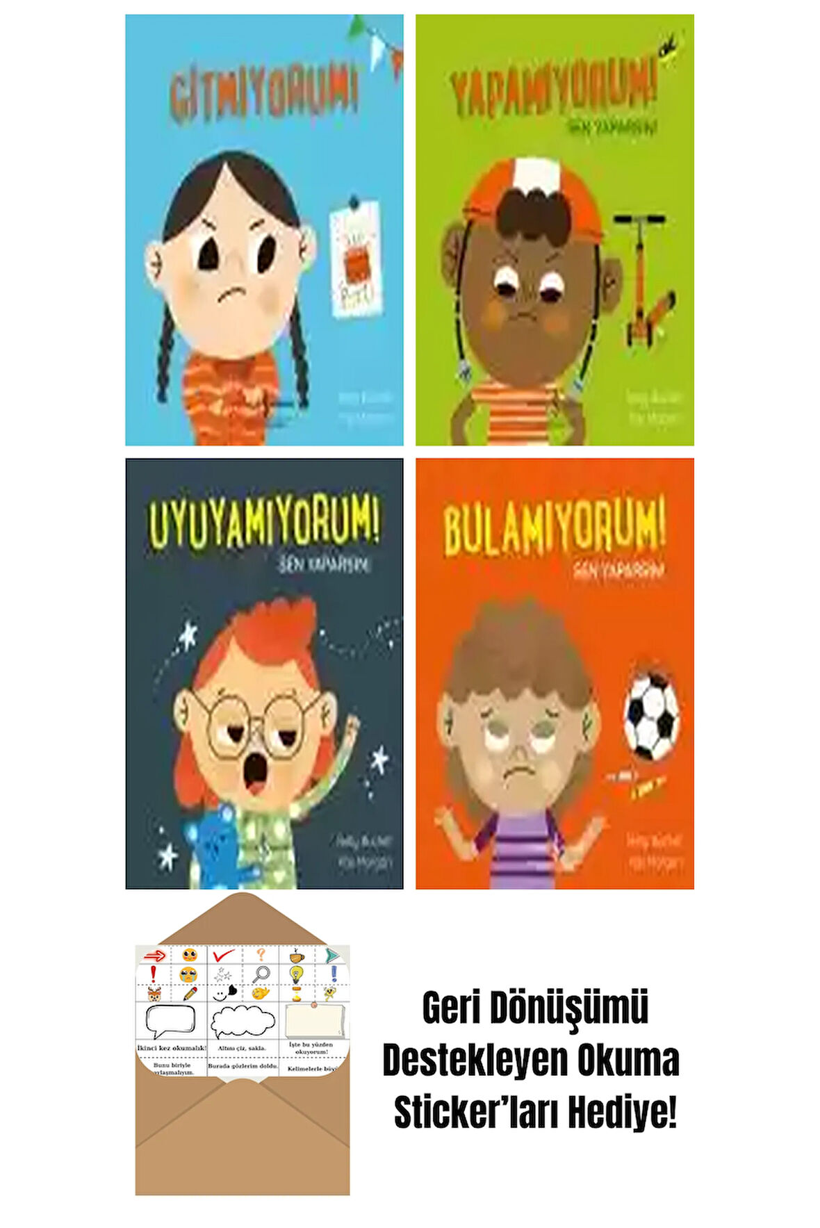 Pau Morgan 4 Kitap Seti + Okuma Sticker'ları