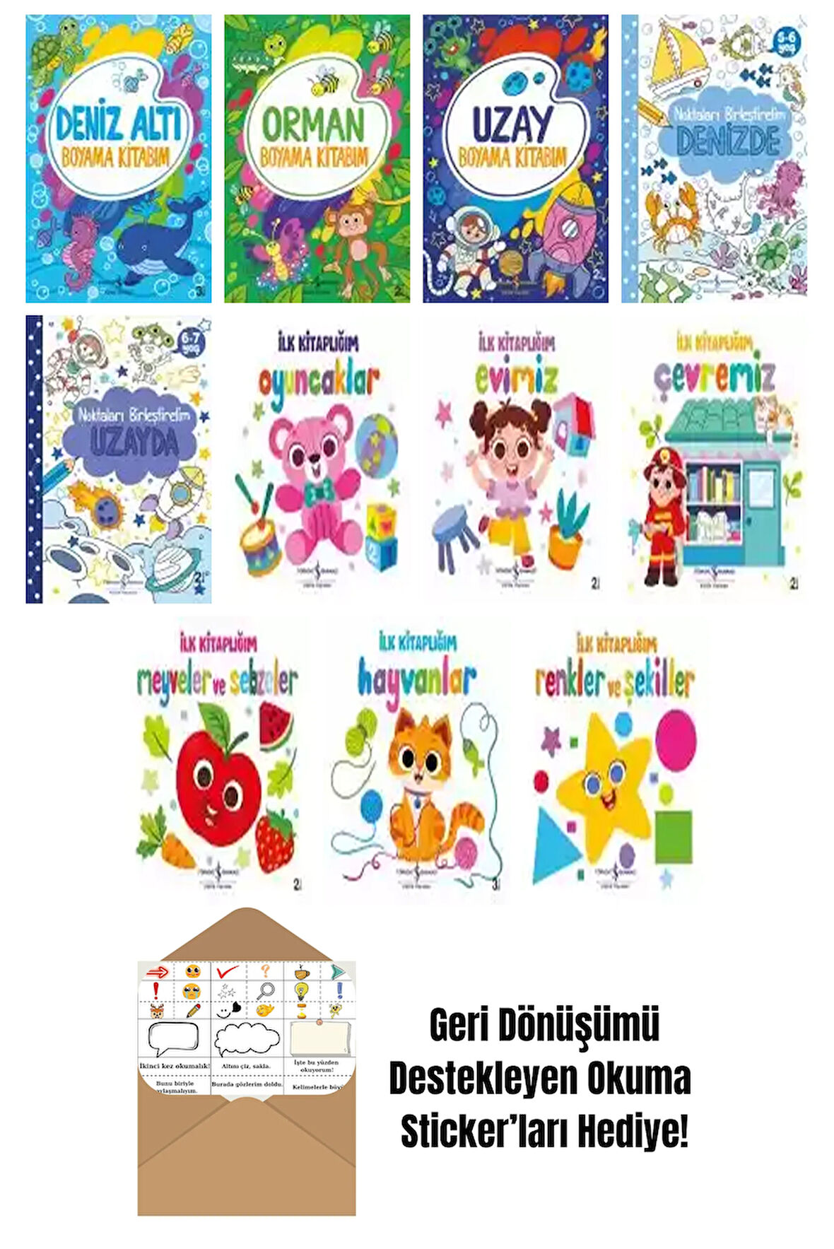 Pervin Özcan 11 Kitap Seti + Okuma Sticker'ları