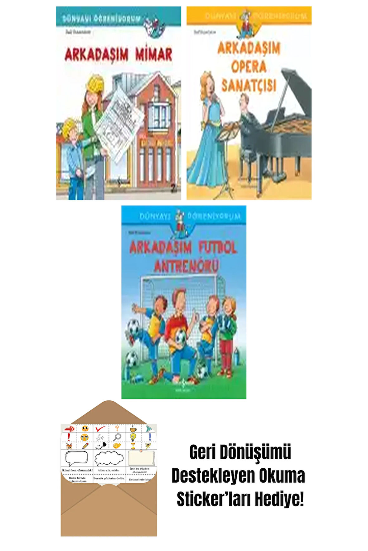 Ralf Butschkow 3 Kitap Seti + Okuma Sticker'ları