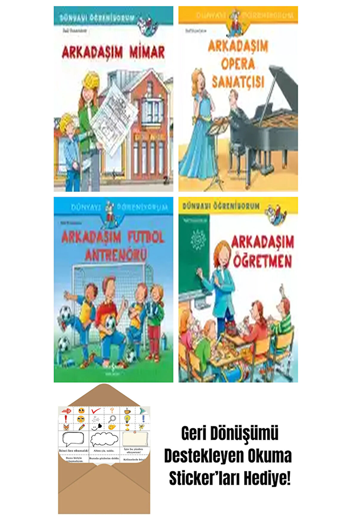 Ralf Butschkow 4 Kitap Seti + Okuma Sticker'ları