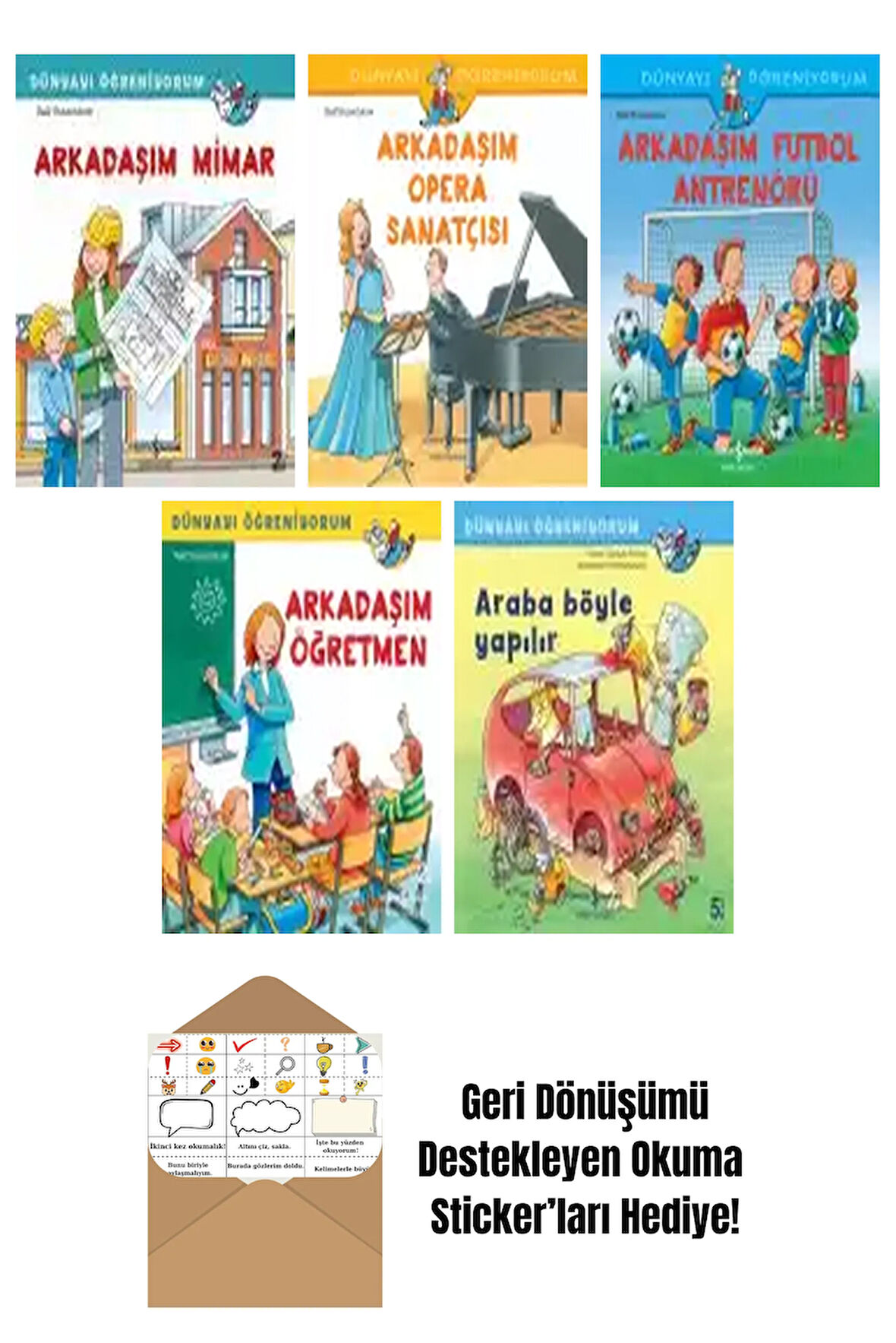 Ralf Butschkow 5 Kitap Seti + Okuma Sticker'ları