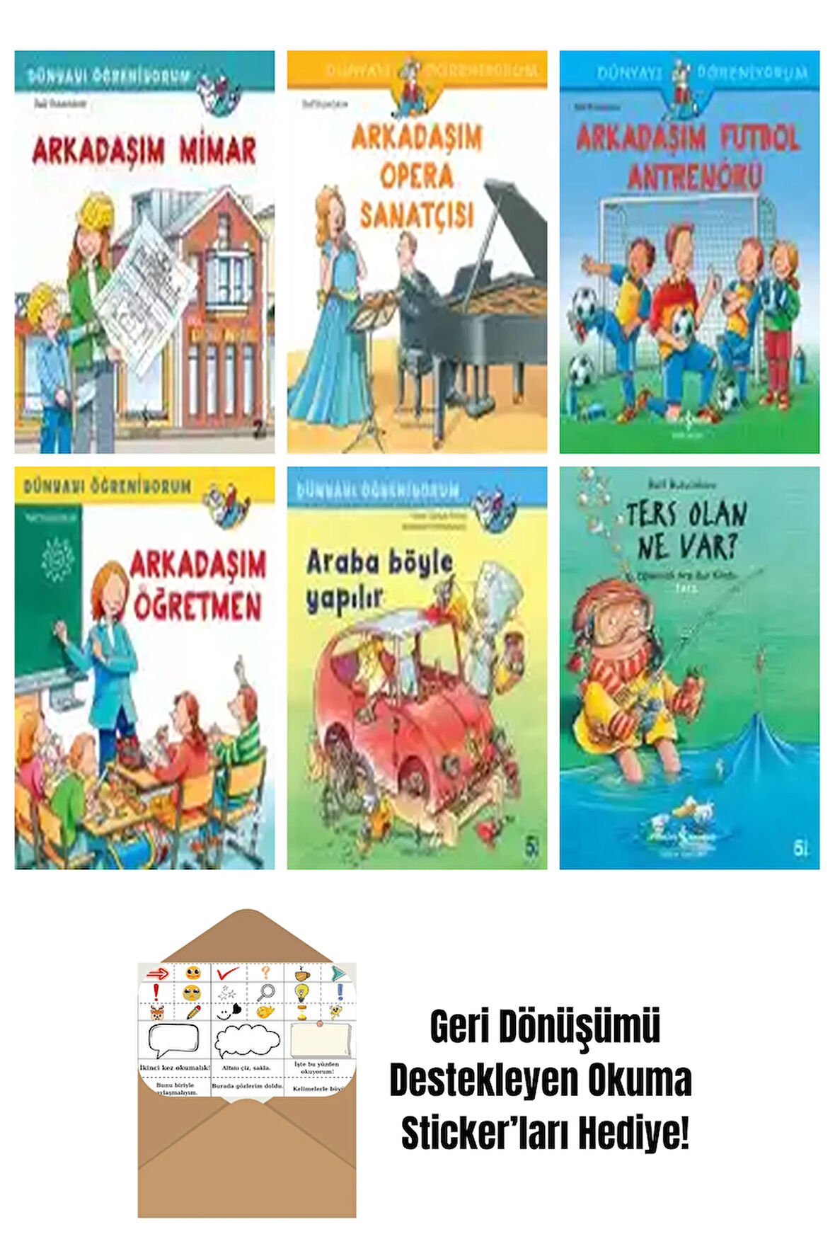 Ralf Butschkow 6 Kitap Seti + Okuma Sticker'ları