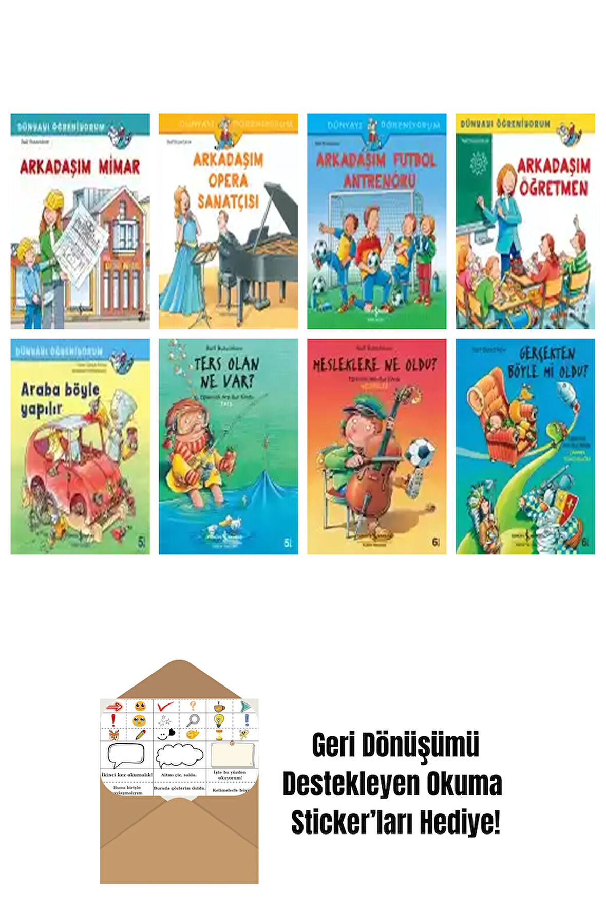 Ralf Butschkow 8 Kitap Seti + Okuma Sticker'ları