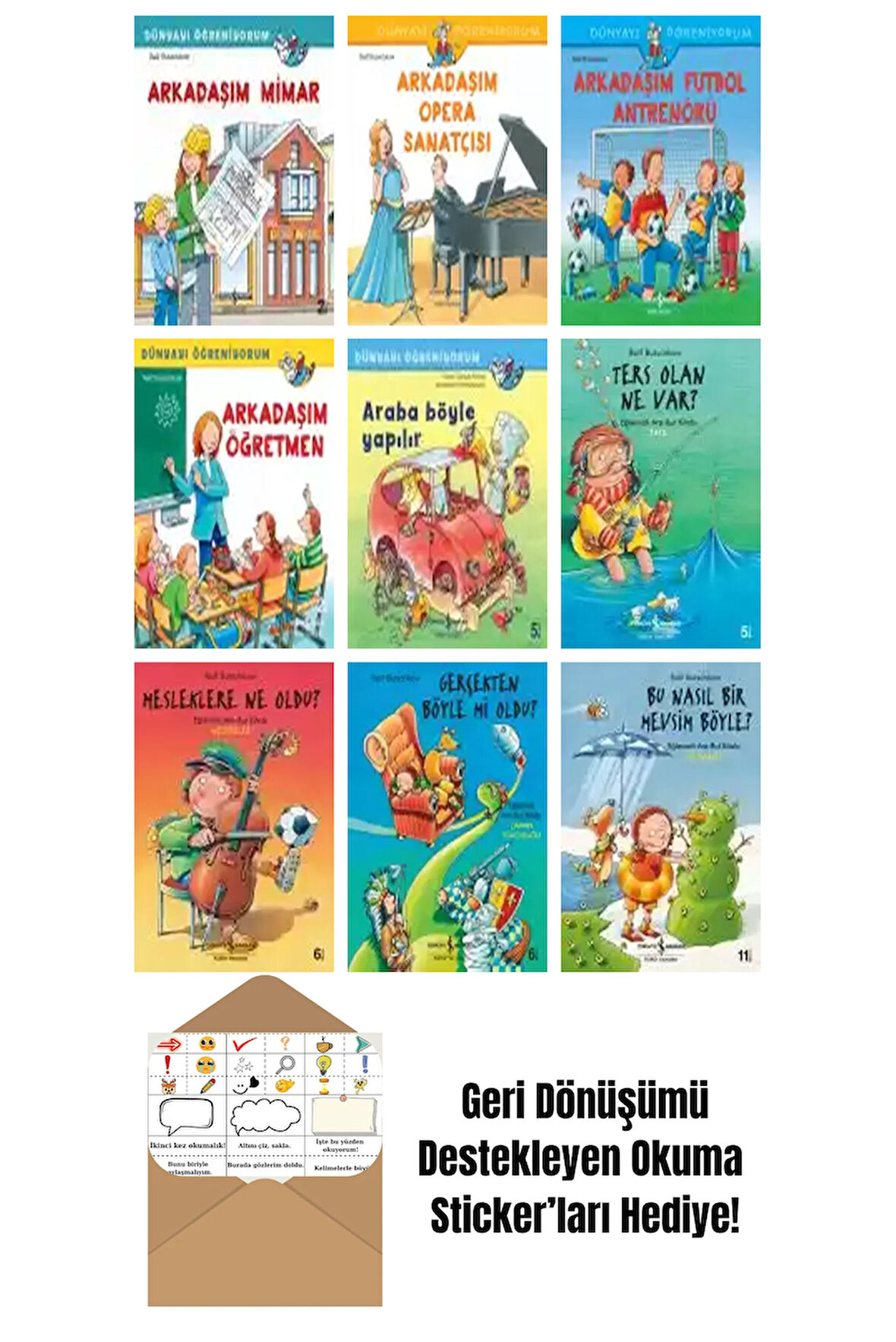 Ralf Butschkow 9 Kitap Seti + Okuma Sticker'ları