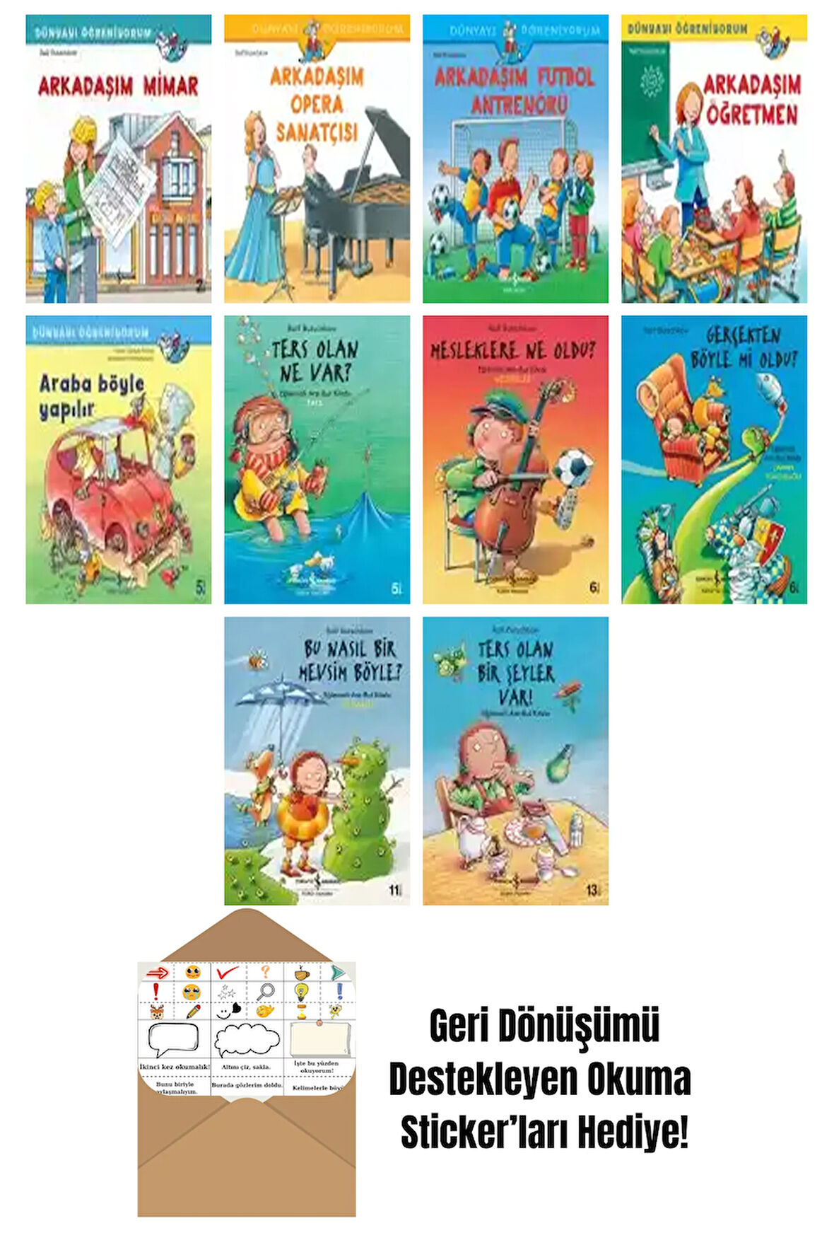 Ralf Butschkow 10 Kitap Seti + Okuma Sticker'ları