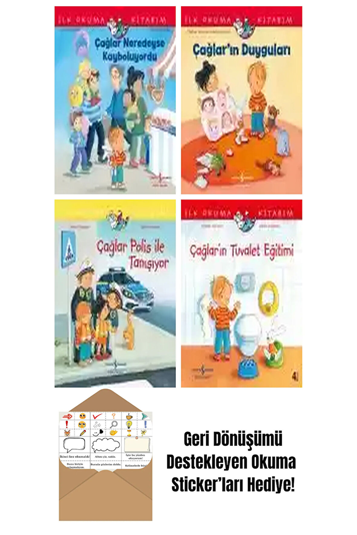 Sabine Kraushaar 4 Kitap Seti + Okuma Sticker'ları