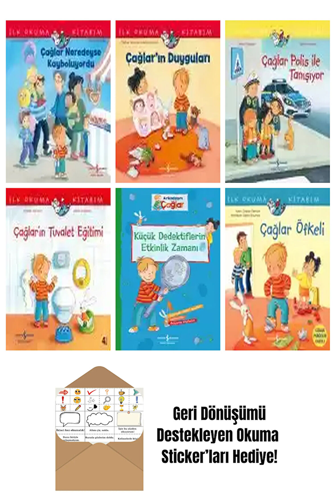 Sabine Kraushaar 6 Kitap Seti + Okuma Sticker'ları