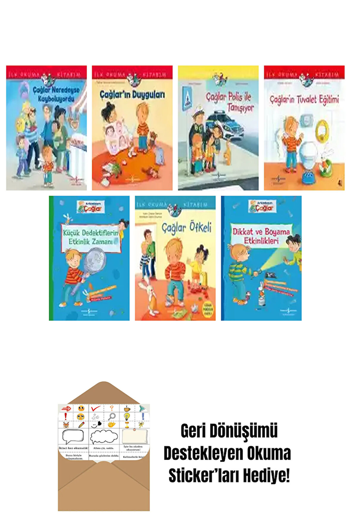 Sabine Kraushaar 7 Kitap Seti + Okuma Sticker'ları