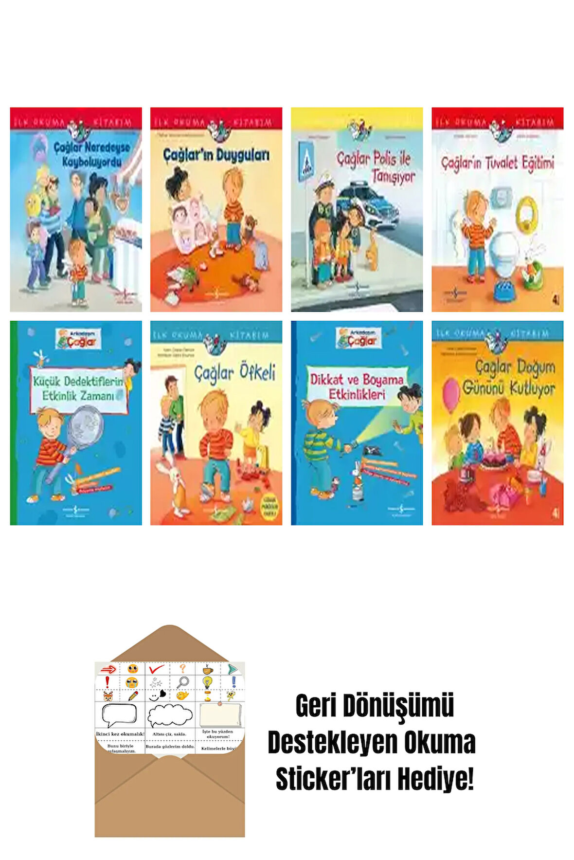 Sabine Kraushaar 8 Kitap Seti + Okuma Sticker'ları