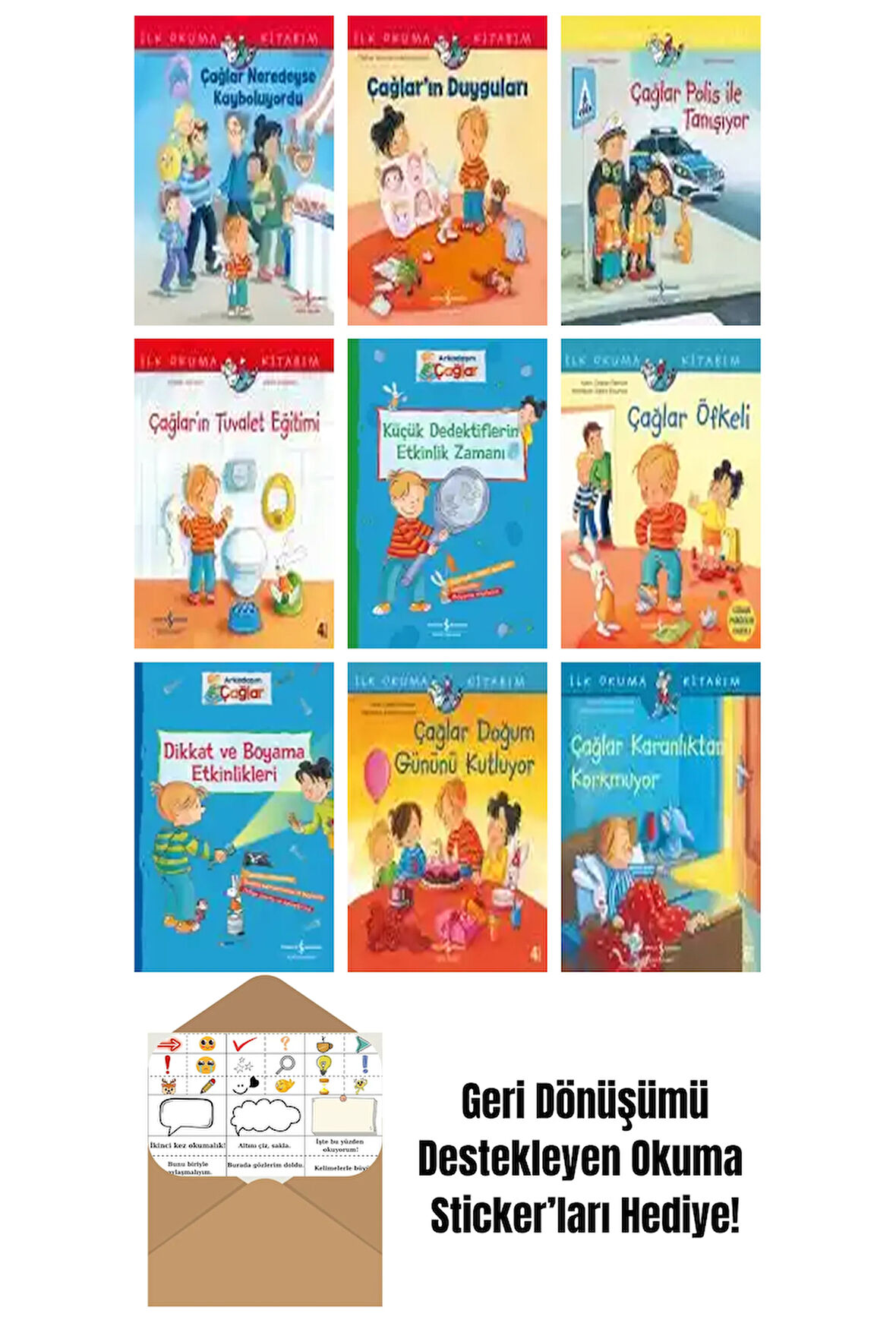 Sabine Kraushaar 9 Kitap Seti + Okuma Sticker'ları