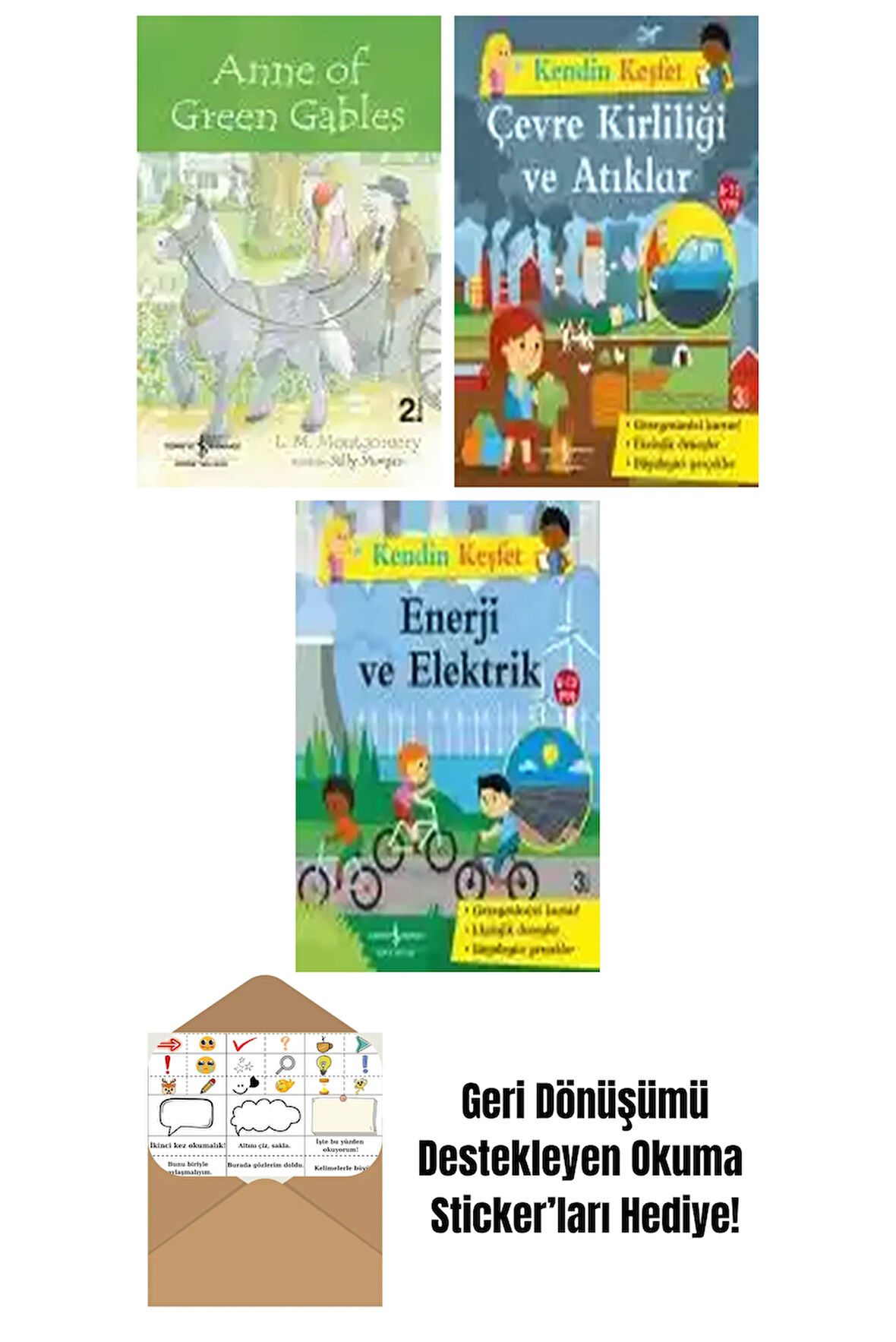 Sally Morgan 3 Kitap Seti + Okuma Sticker'ları