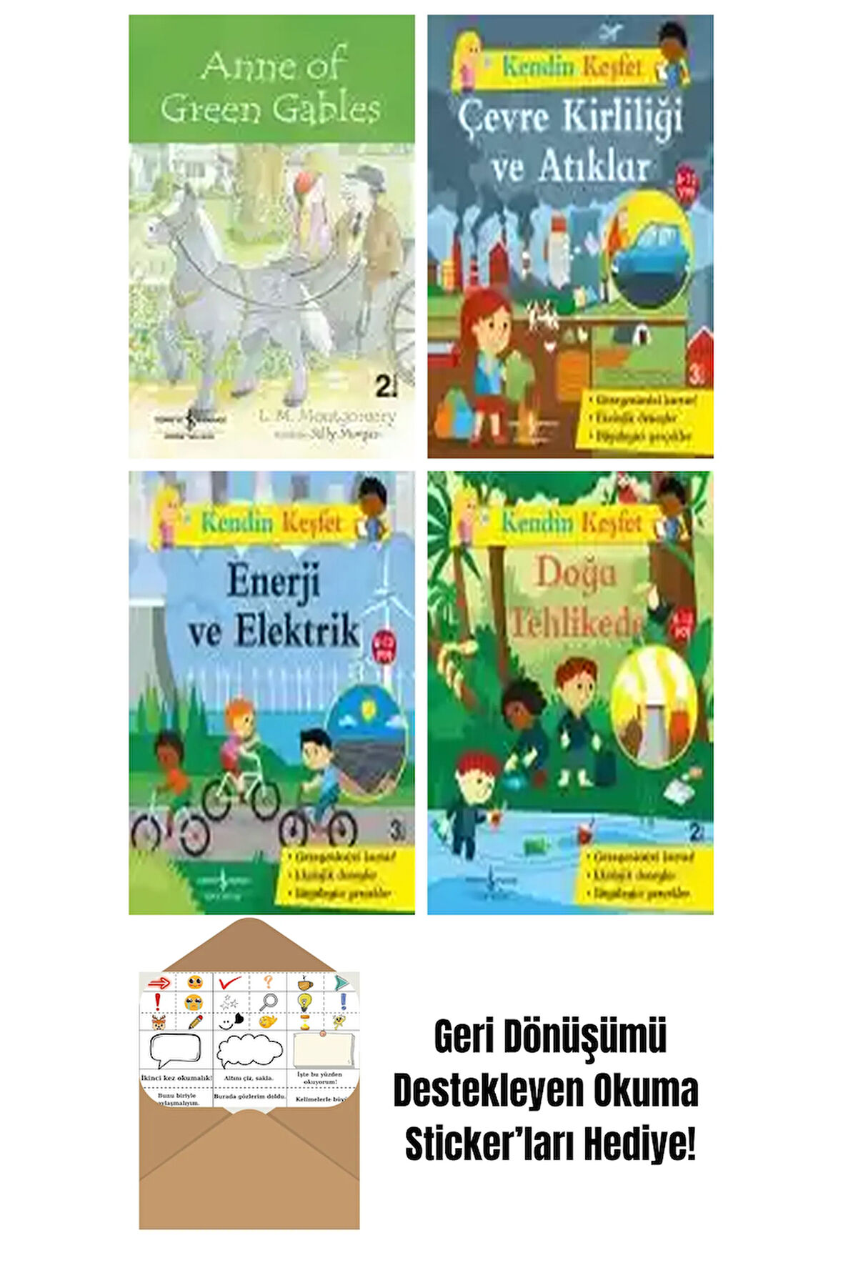 Sally Morgan 4 Kitap Seti + Okuma Sticker'ları