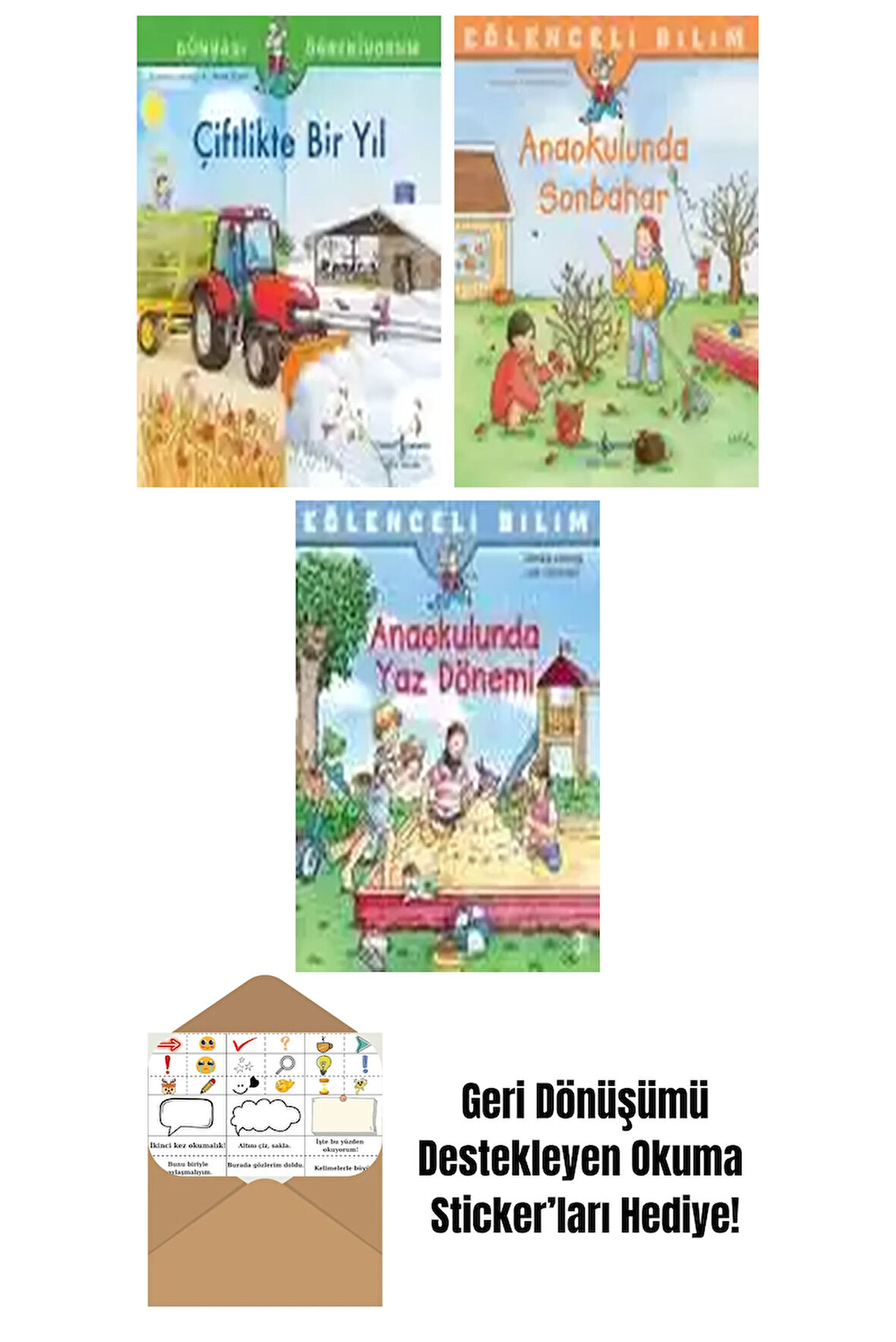 Sandra Ladwig 3 Kitap Seti + Okuma Sticker'ları