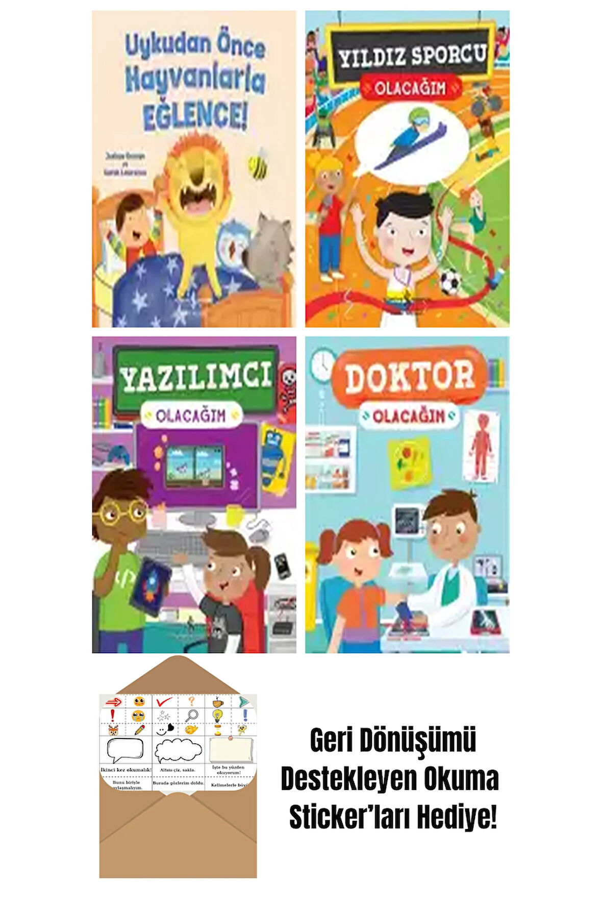 Sarah Lawrence 4 Kitap Seti + Okuma Sticker'ları