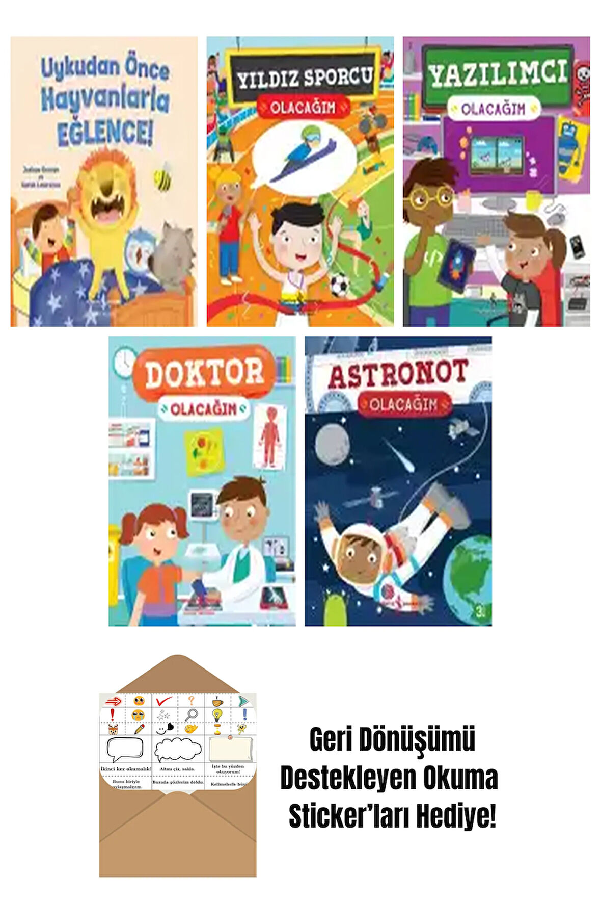 Sarah Lawrence 5 Kitap Seti + Okuma Sticker'ları