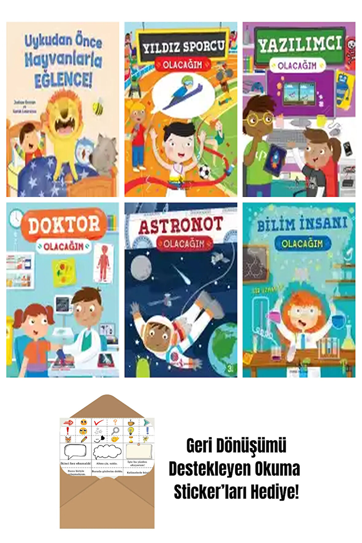 Sarah Lawrence 6 Kitap Seti + Okuma Sticker'ları