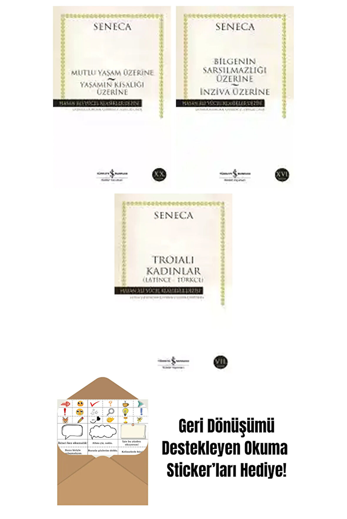 Seneca 3 Kitap Seti + Okuma Sticker'ları