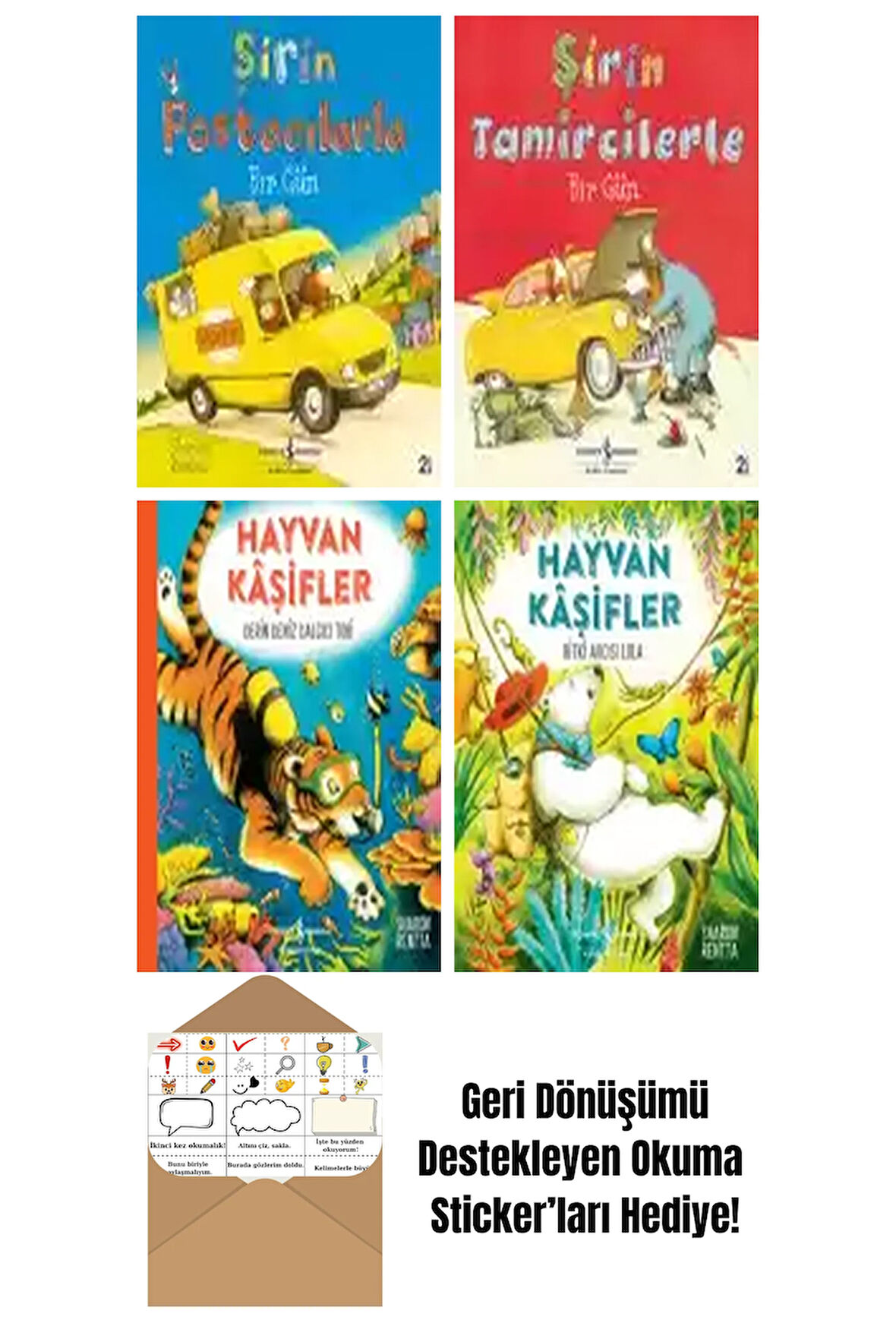 Sharon Rentta 4 Kitap Seti + Okuma Sticker'ları