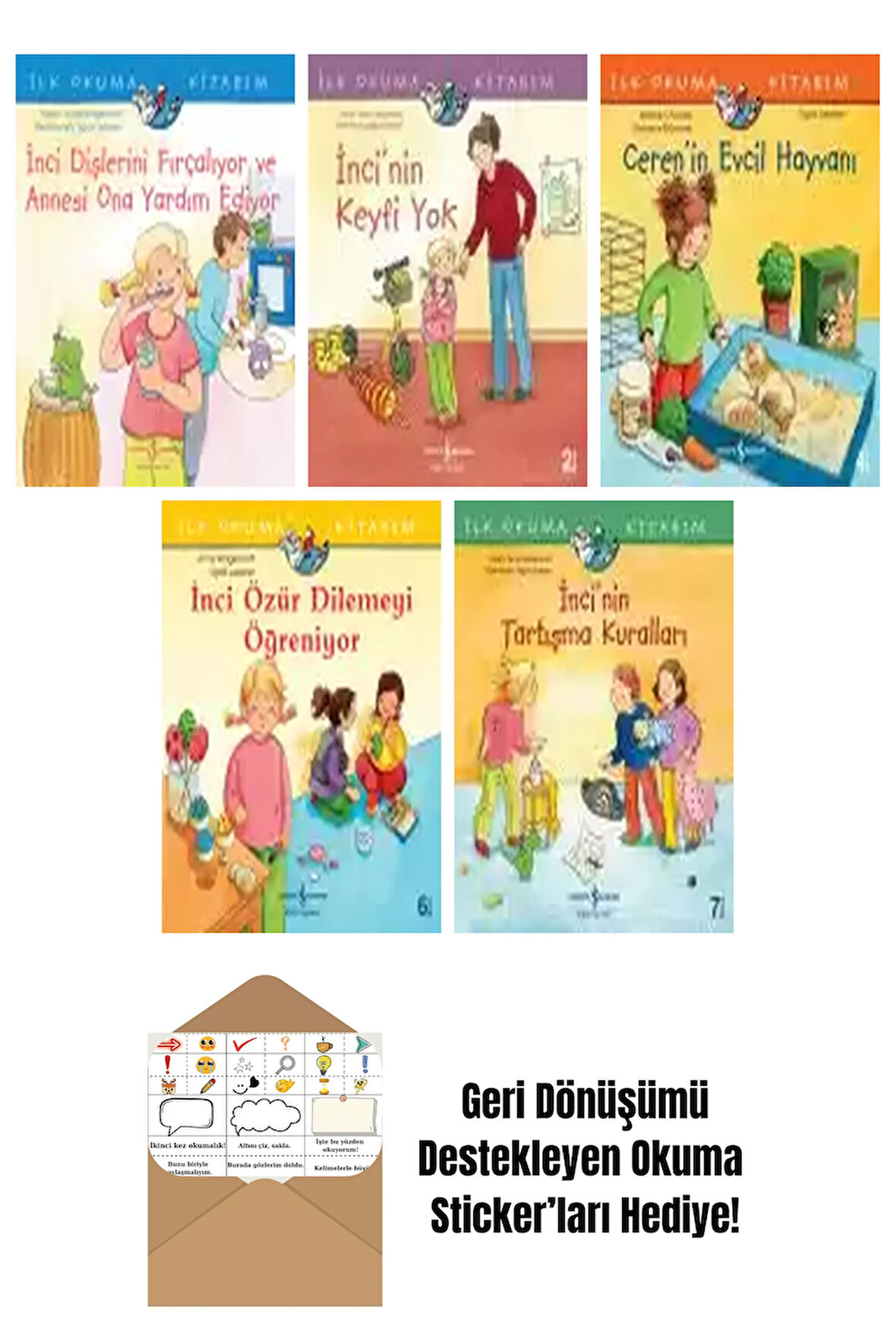 Sigrid Leberer 5 Kitap Seti + Okuma Sticker'ları