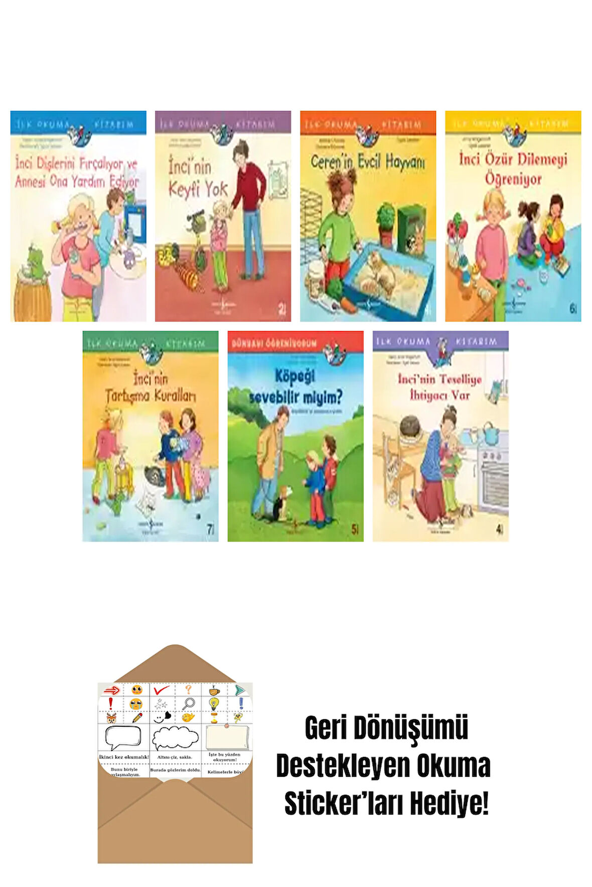 Sigrid Leberer 7 Kitap Seti + Okuma Sticker'ları