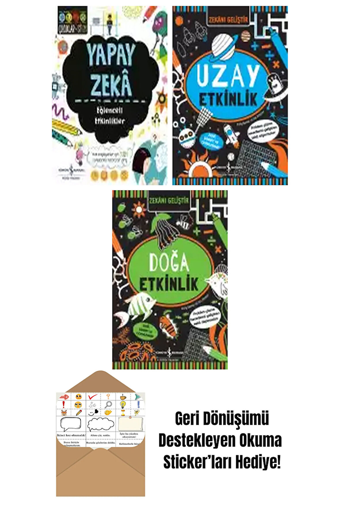 Ste Johnson 3 Kitap Seti + Okuma Sticker'ları