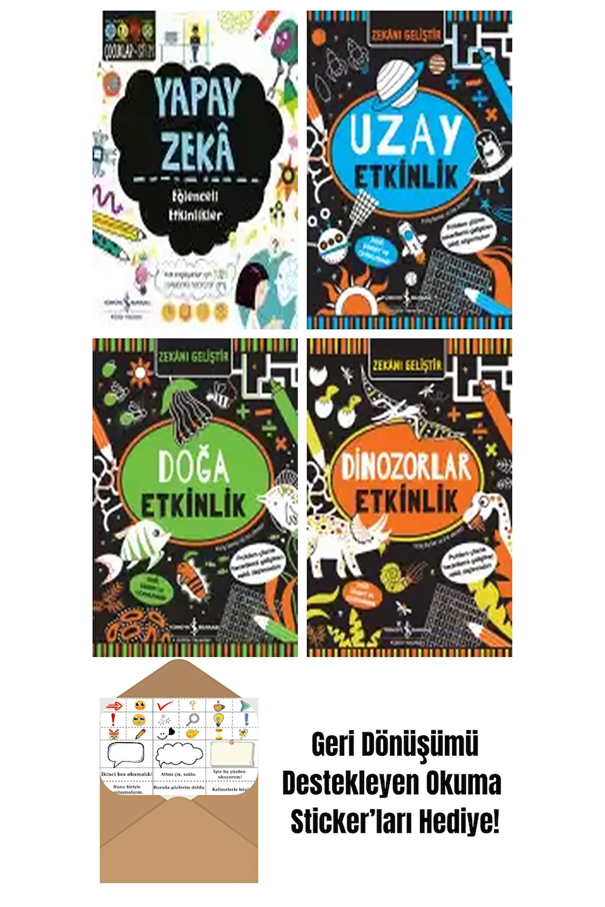 Ste Johnson 4 Kitap Seti + Okuma Sticker'ları