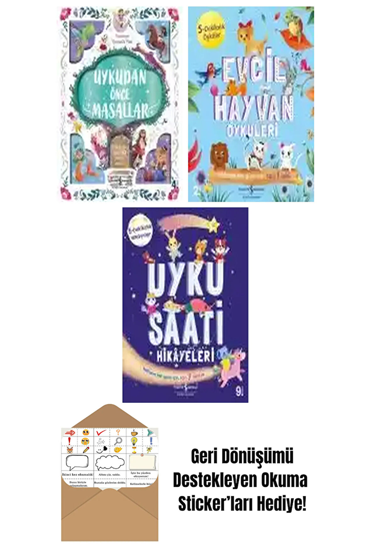 Stephanie Moss 3 Kitap Seti + Okuma Sticker'ları