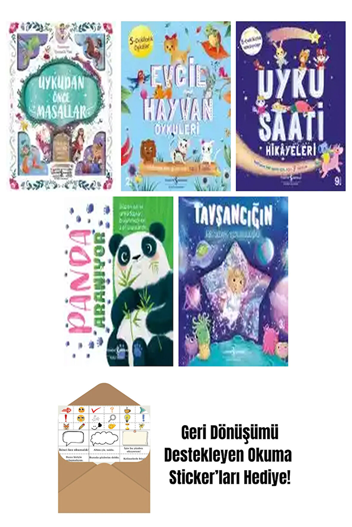 Stephanie Moss 5 Kitap Seti + Okuma Sticker'ları