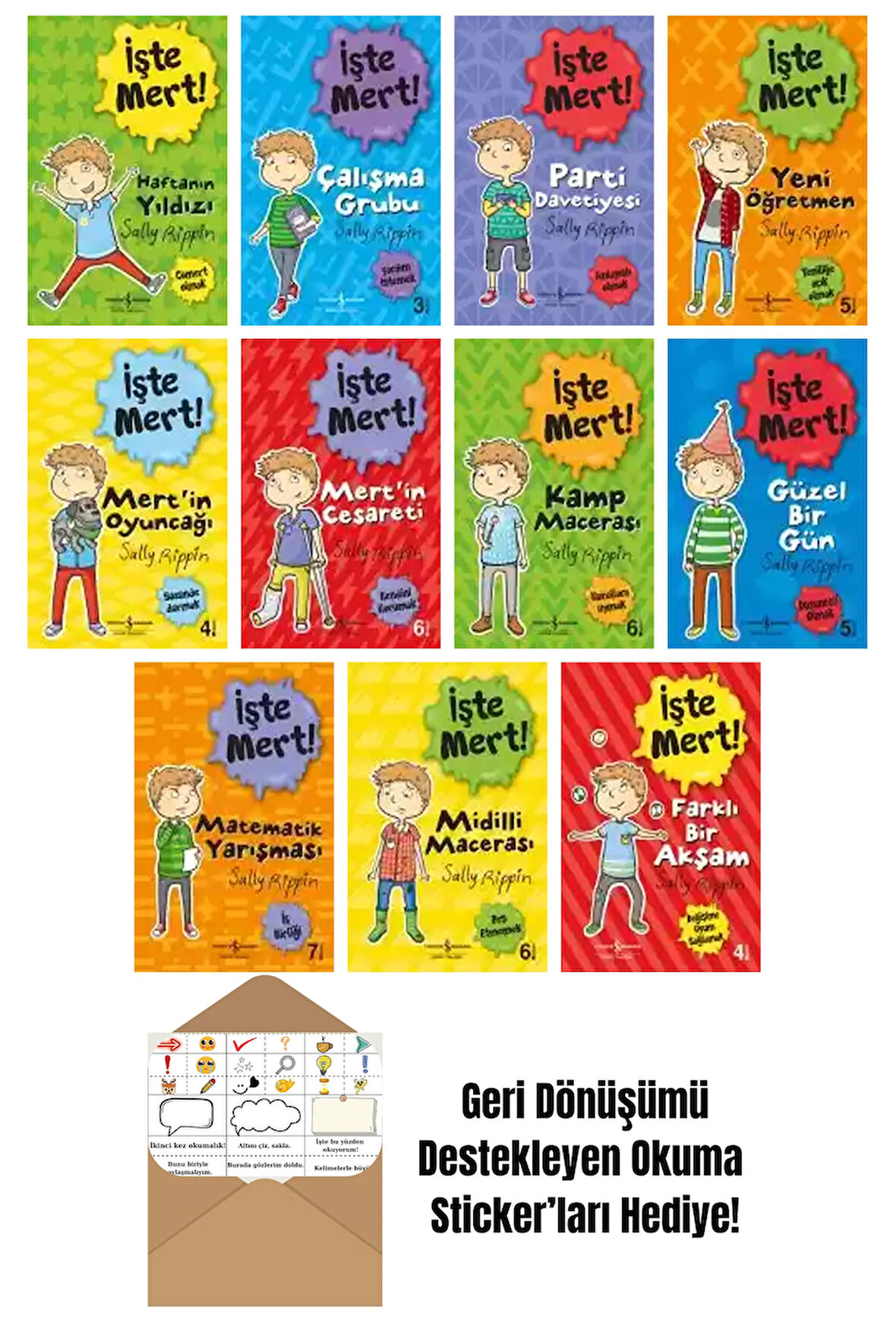 Stephanie Spartels 11 Kitap Seti + Okuma Sticker'ları