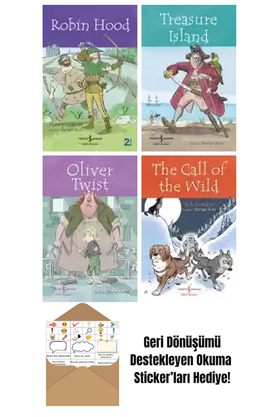 Stewart Ross 4 Kitap Seti + Okuma Sticker'ları