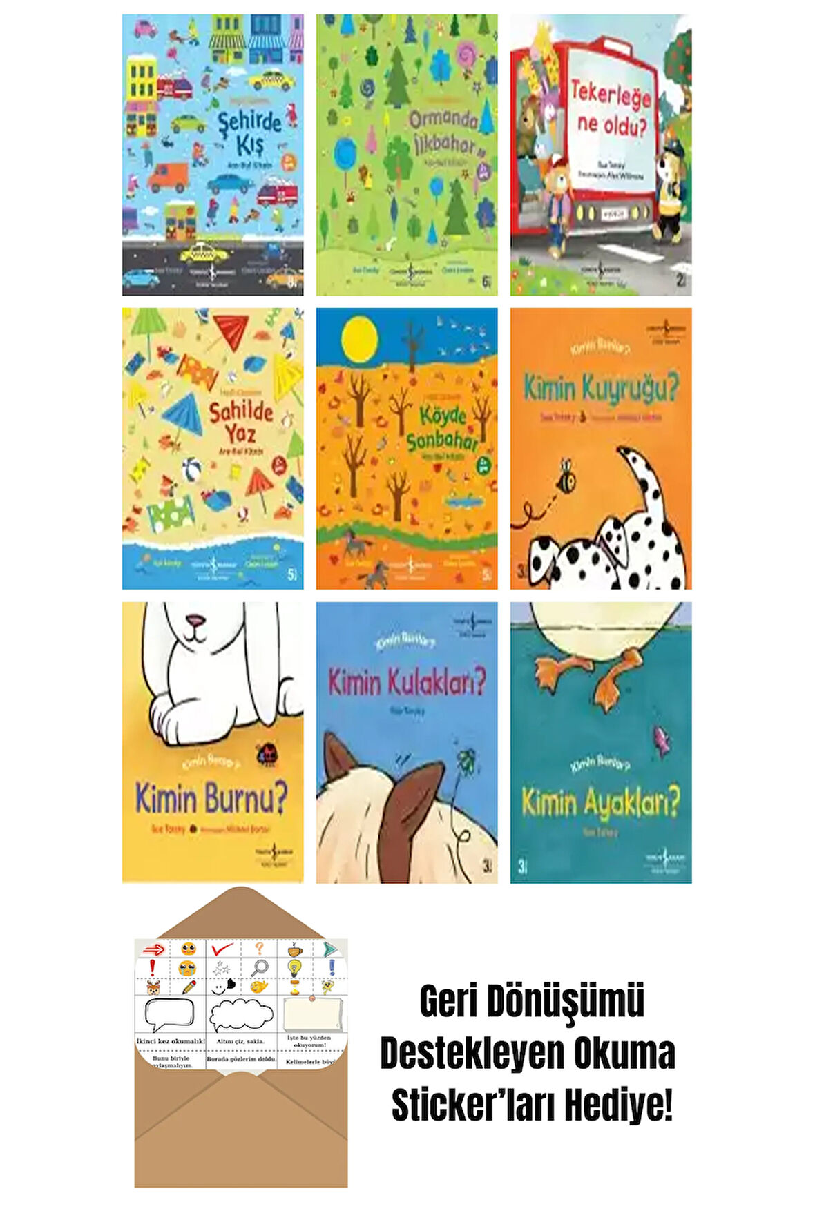 Sue Tarsky 9 Kitap Seti + Okuma Sticker'ları
