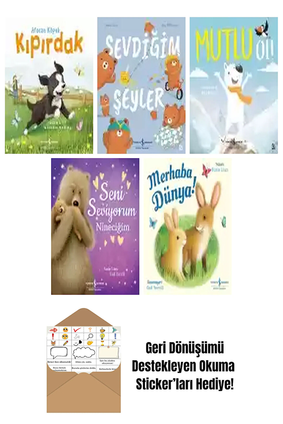 Susie Linn 5 Kitap Seti + Okuma Sticker'ları