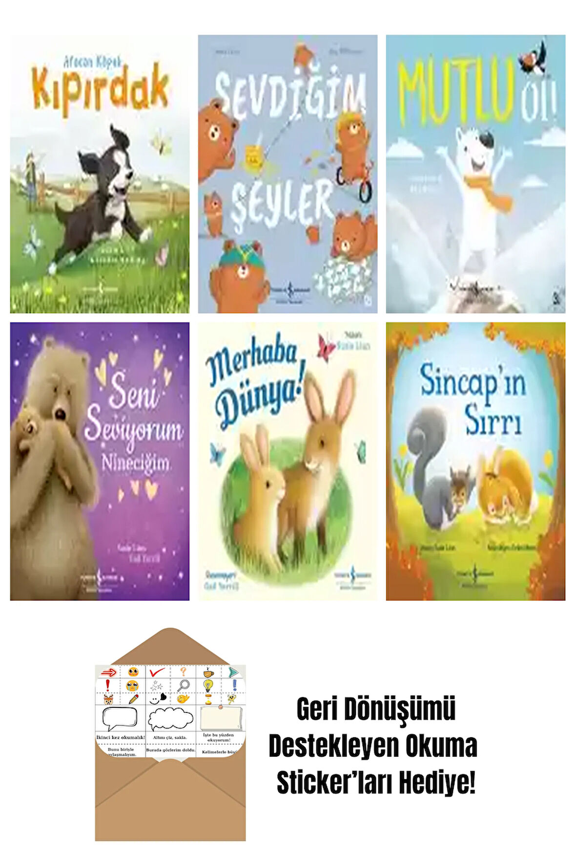 Susie Linn 6 Kitap Seti + Okuma Sticker'ları