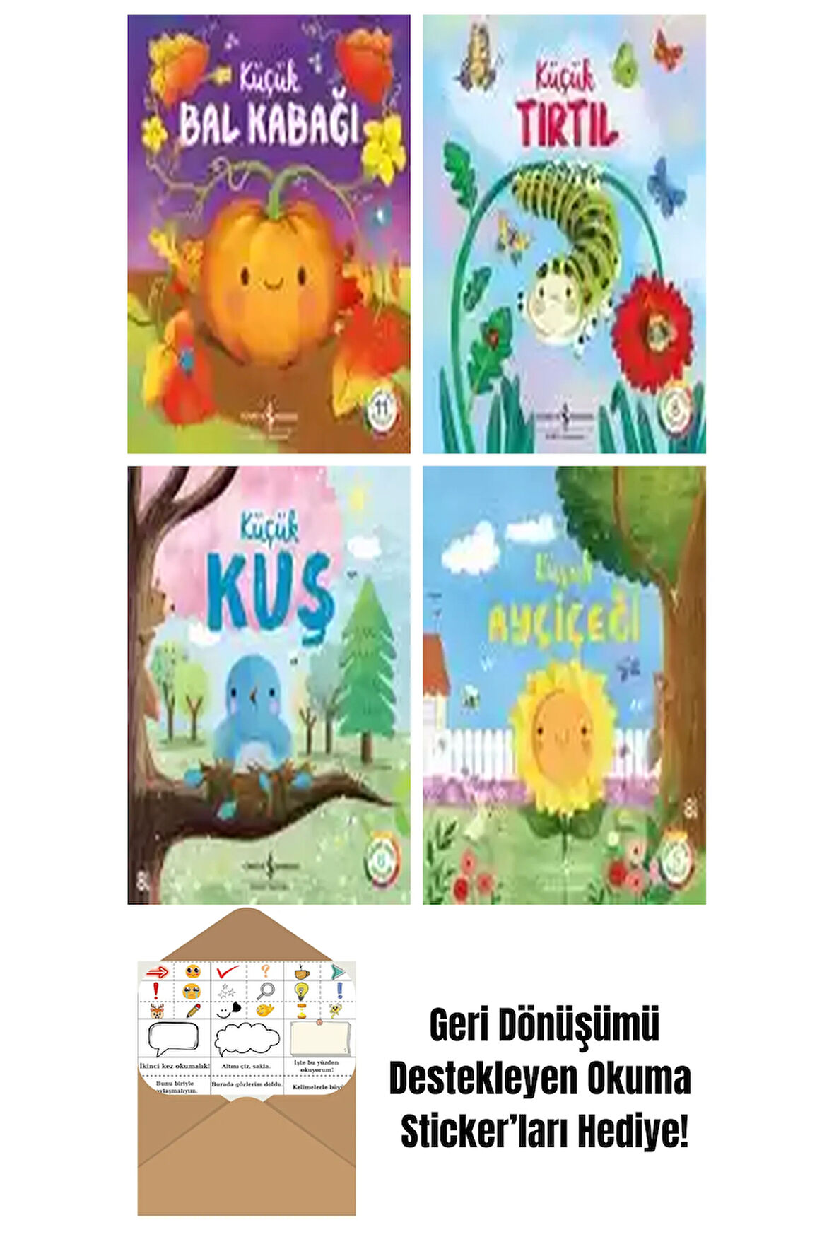 Suzanne Fossey 4 Kitap Seti + Okuma Sticker'ları