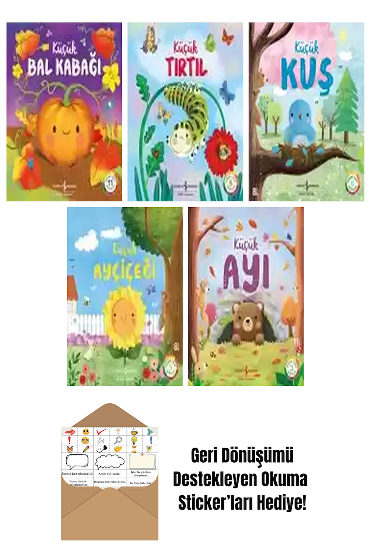 Suzanne Fossey 5 Kitap Seti + Okuma Sticker'ları