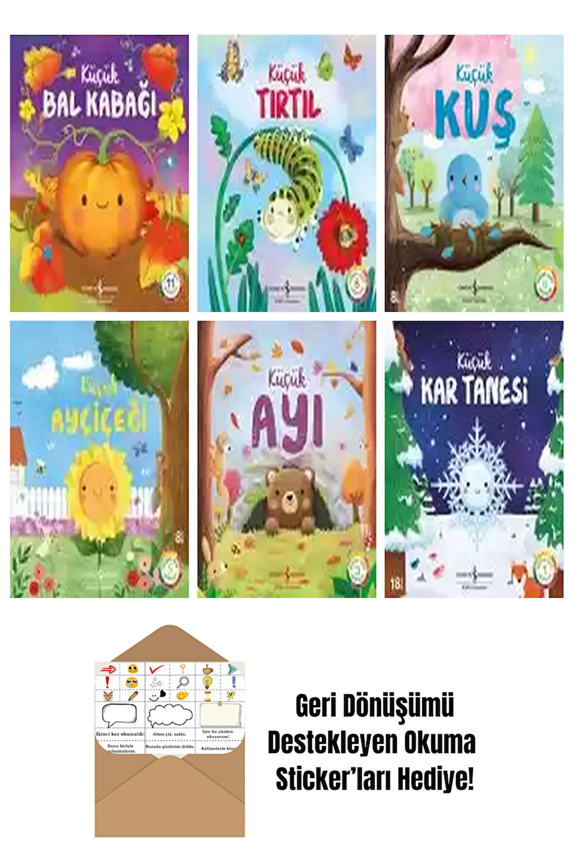 Suzanne Fossey 6 Kitap Seti + Okuma Sticker'ları