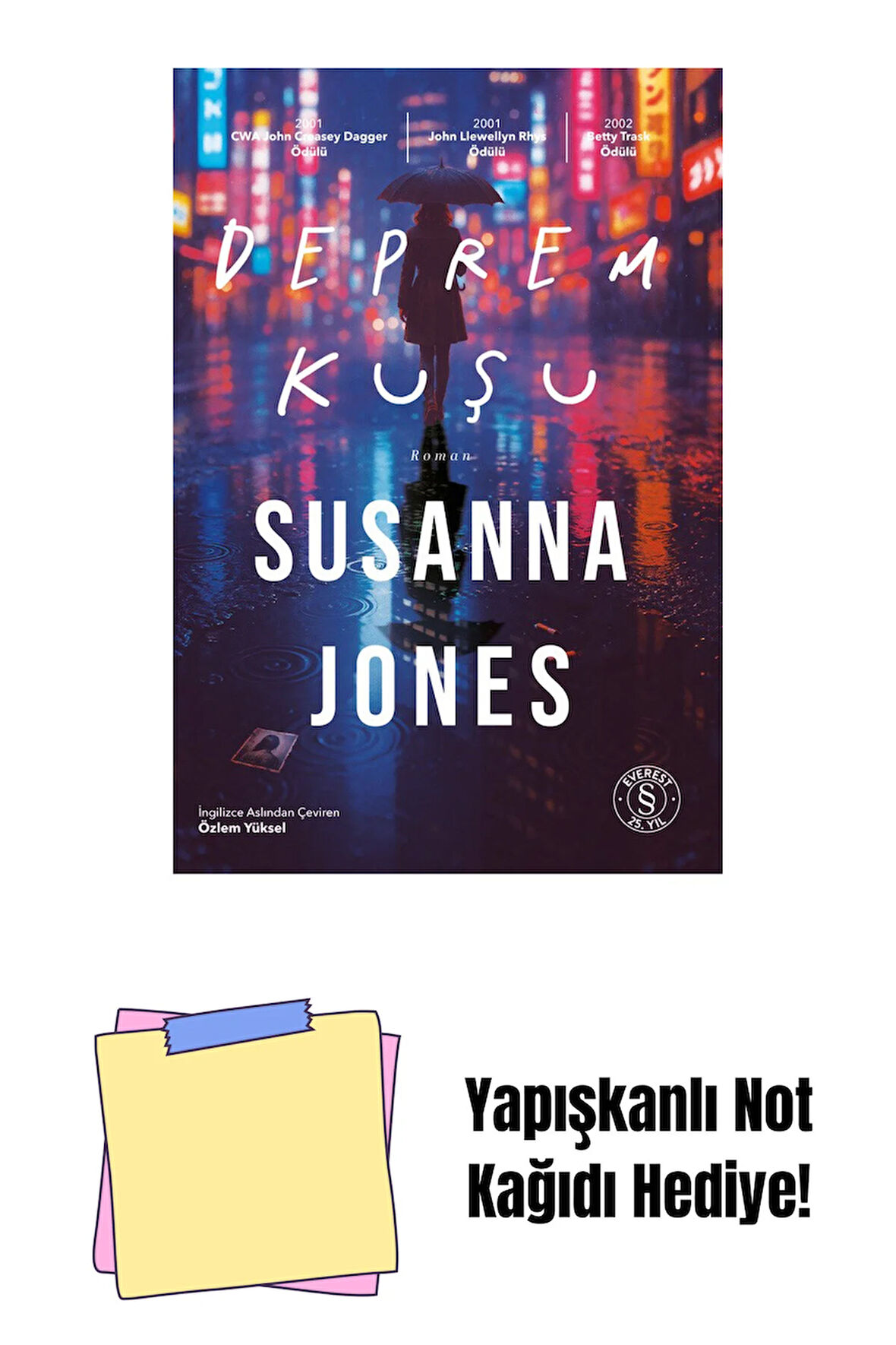 Deprem Kuşu + Yapışkanlı Not Kağıdı