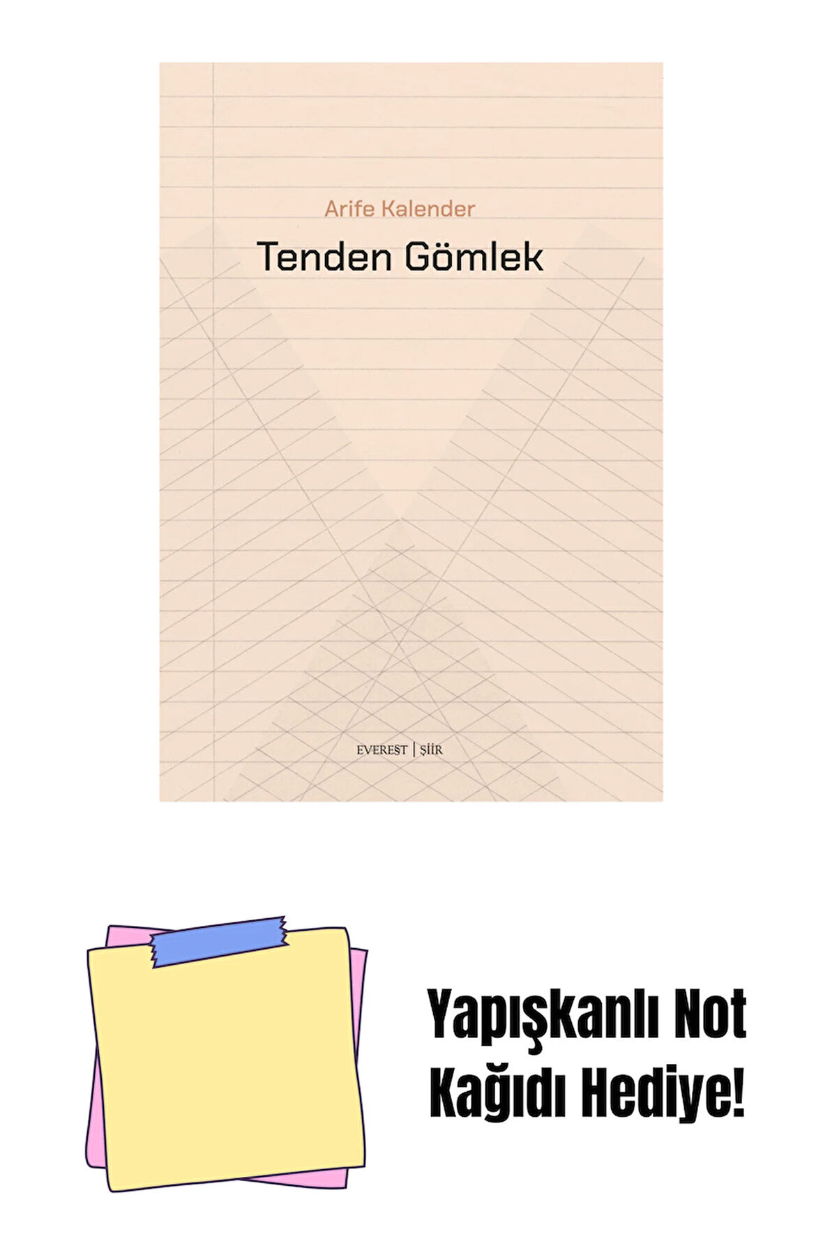 Tenden Gömlek + Yapışkanlı Not Kağıdı