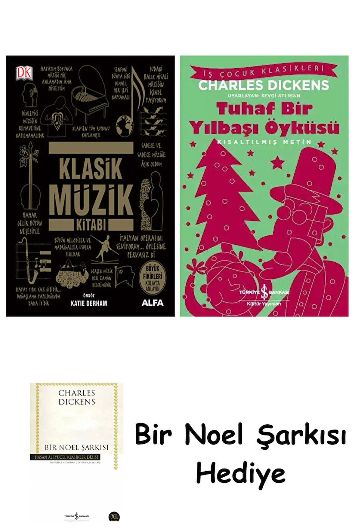 Klasik Müzik Kitabı (Ciltli) + Tuhaf Bir Yılbaşı Öyküsü + Bir Noel Şarkısı