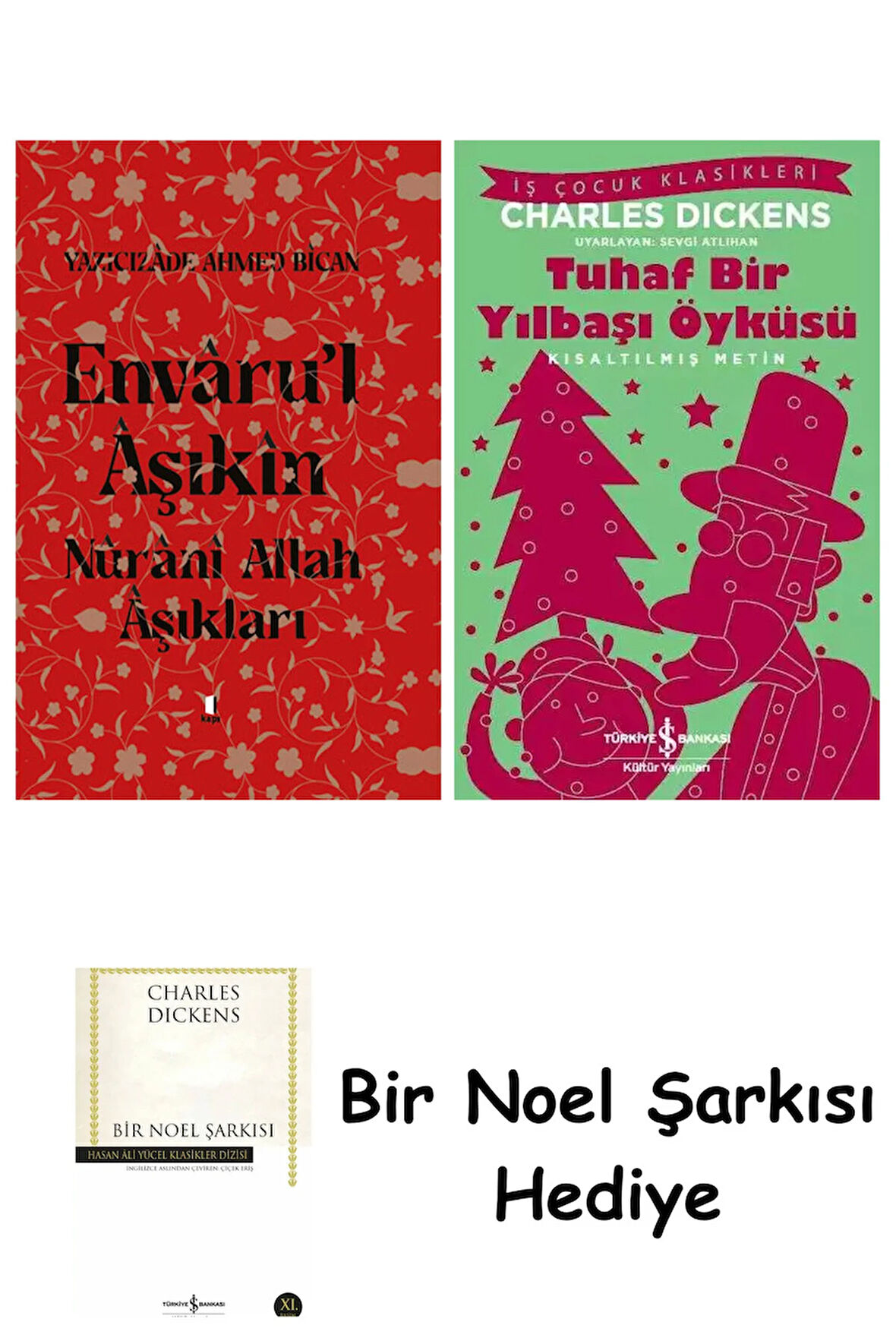 Envâru’l Âşıkîn - Nûrânî Allah Aşıkları (Ciltli) + Tuhaf Bir Yılbaşı Öyküsü + Bir Noel Şarkısı