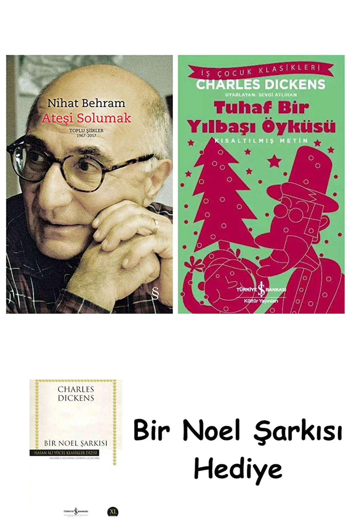 Ateşi Solumak (Ciltli) + Tuhaf Bir Yılbaşı Öyküsü + Bir Noel Şarkısı
