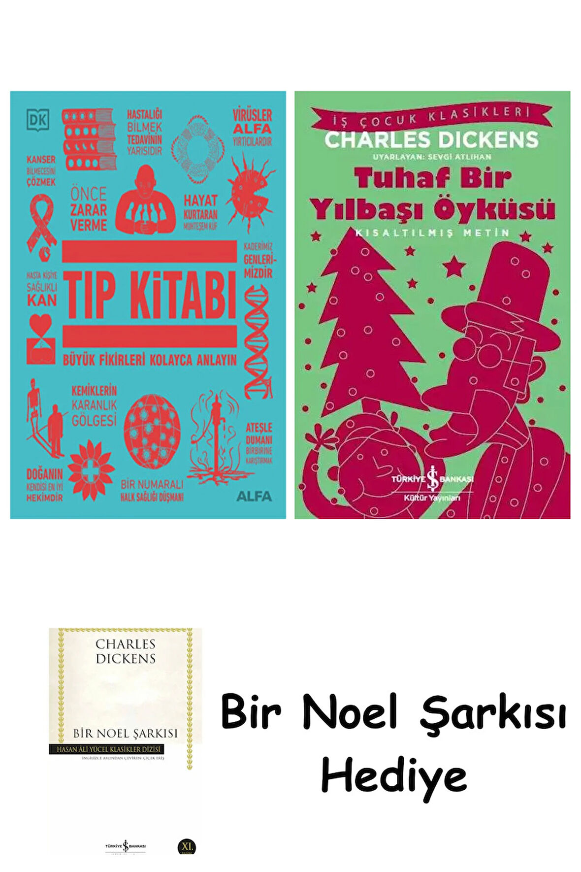 Tıp Kitabı (Ciltli) + Tuhaf Bir Yılbaşı Öyküsü + Bir Noel Şarkısı