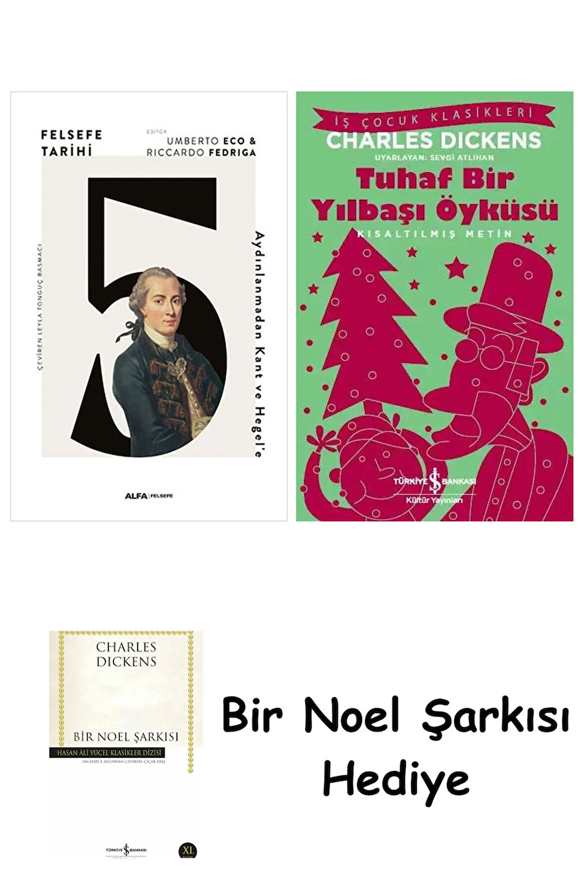 Felsefe Tarihi 5 (Ciltli) + Tuhaf Bir Yılbaşı Öyküsü + Bir Noel Şarkısı